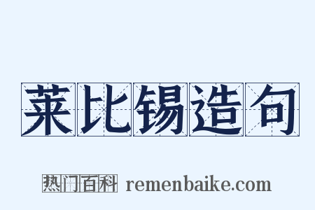 莱比锡造句是什么意思的图片